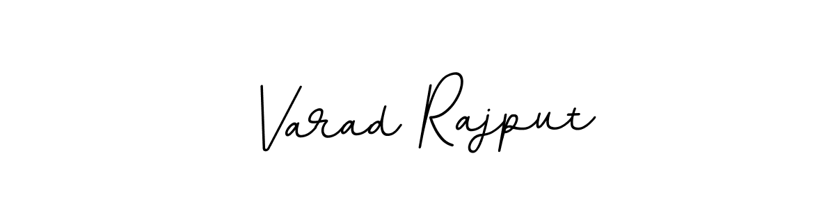 The best way (BallpointsItalic-DORy9) to make a short signature is to pick only two or three words in your name. The name Varad Rajput include a total of six letters. For converting this name. Varad Rajput signature style 11 images and pictures png