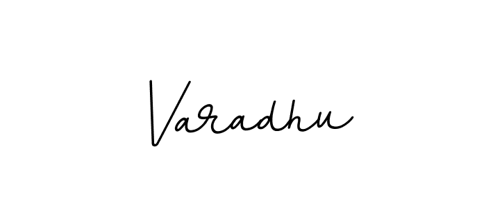 Create a beautiful signature design for name Varadhu. With this signature (BallpointsItalic-DORy9) fonts, you can make a handwritten signature for free. Varadhu signature style 11 images and pictures png
