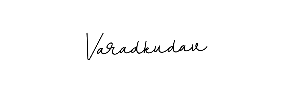 Design your own signature with our free online signature maker. With this signature software, you can create a handwritten (BallpointsItalic-DORy9) signature for name Varadkudav. Varadkudav signature style 11 images and pictures png