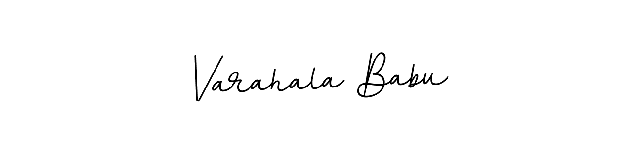 This is the best signature style for the Varahala Babu name. Also you like these signature font (BallpointsItalic-DORy9). Mix name signature. Varahala Babu signature style 11 images and pictures png