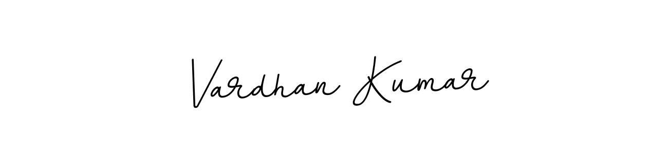 Create a beautiful signature design for name Vardhan Kumar. With this signature (BallpointsItalic-DORy9) fonts, you can make a handwritten signature for free. Vardhan Kumar signature style 11 images and pictures png