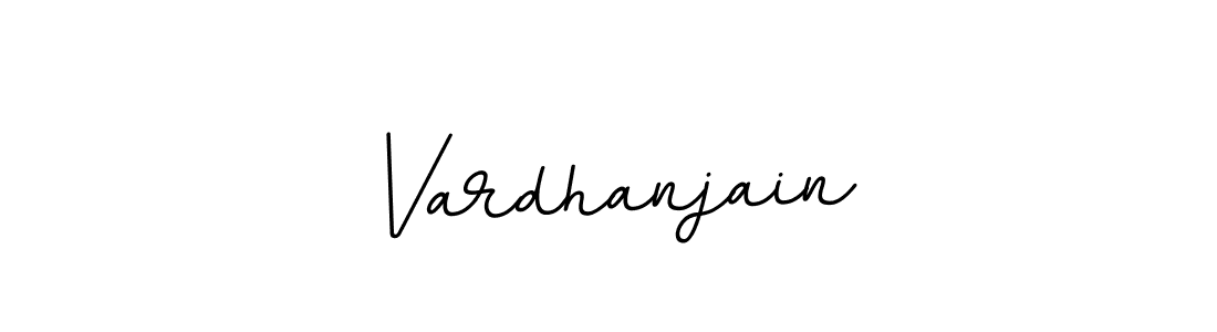 Design your own signature with our free online signature maker. With this signature software, you can create a handwritten (BallpointsItalic-DORy9) signature for name Vardhanjain. Vardhanjain signature style 11 images and pictures png