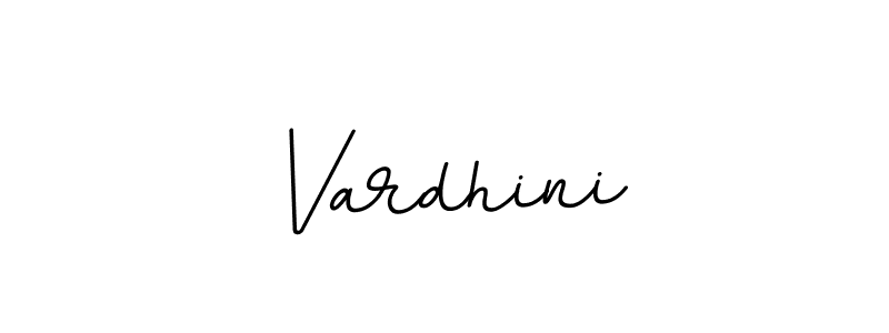 Use a signature maker to create a handwritten signature online. With this signature software, you can design (BallpointsItalic-DORy9) your own signature for name Vardhini. Vardhini signature style 11 images and pictures png