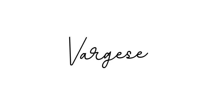 How to make Vargese name signature. Use BallpointsItalic-DORy9 style for creating short signs online. This is the latest handwritten sign. Vargese signature style 11 images and pictures png