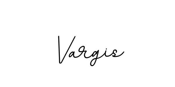 Create a beautiful signature design for name Vargis. With this signature (BallpointsItalic-DORy9) fonts, you can make a handwritten signature for free. Vargis signature style 11 images and pictures png