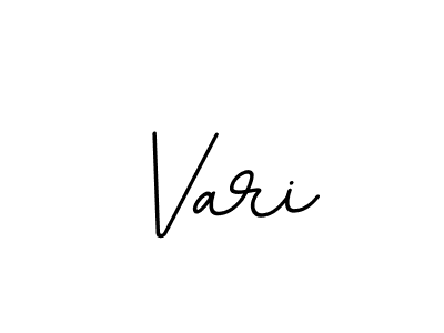 The best way (BallpointsItalic-DORy9) to make a short signature is to pick only two or three words in your name. The name Vari include a total of six letters. For converting this name. Vari signature style 11 images and pictures png