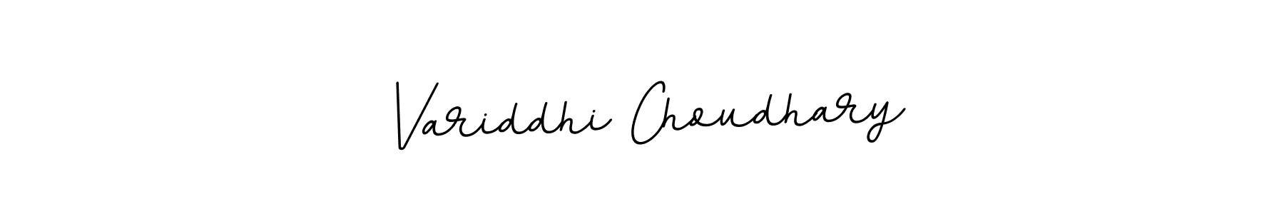 Make a beautiful signature design for name Variddhi Choudhary. With this signature (BallpointsItalic-DORy9) style, you can create a handwritten signature for free. Variddhi Choudhary signature style 11 images and pictures png