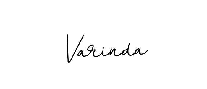 Use a signature maker to create a handwritten signature online. With this signature software, you can design (BallpointsItalic-DORy9) your own signature for name Varinda. Varinda signature style 11 images and pictures png