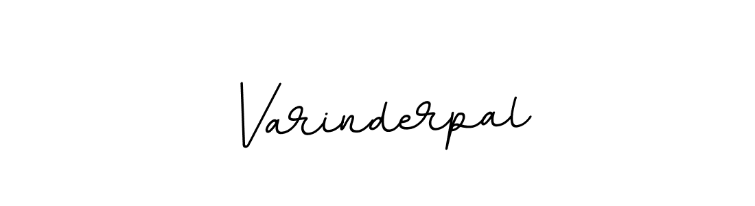 Use a signature maker to create a handwritten signature online. With this signature software, you can design (BallpointsItalic-DORy9) your own signature for name Varinderpal. Varinderpal signature style 11 images and pictures png