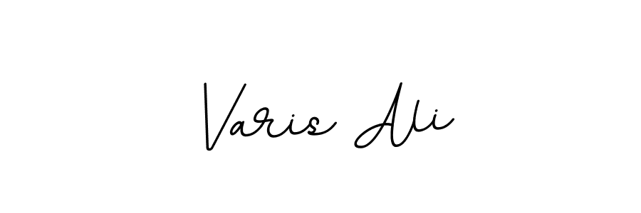 Design your own signature with our free online signature maker. With this signature software, you can create a handwritten (BallpointsItalic-DORy9) signature for name Varis Ali. Varis Ali signature style 11 images and pictures png