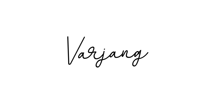 How to make Varjang signature? BallpointsItalic-DORy9 is a professional autograph style. Create handwritten signature for Varjang name. Varjang signature style 11 images and pictures png