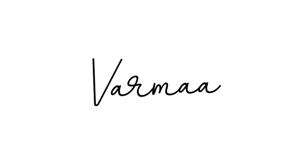 Create a beautiful signature design for name Varmaa. With this signature (BallpointsItalic-DORy9) fonts, you can make a handwritten signature for free. Varmaa signature style 11 images and pictures png