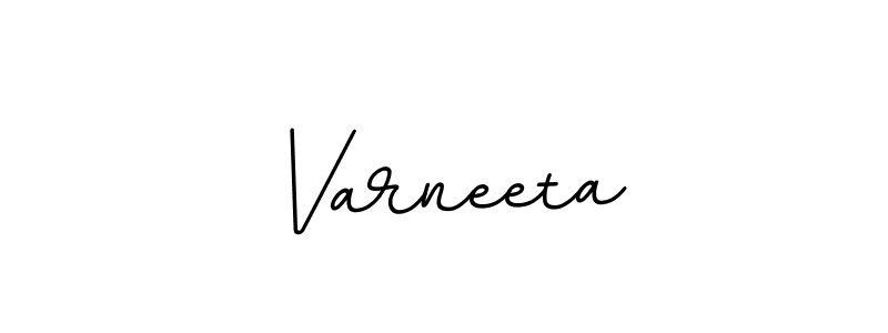 How to make Varneeta signature? BallpointsItalic-DORy9 is a professional autograph style. Create handwritten signature for Varneeta name. Varneeta signature style 11 images and pictures png