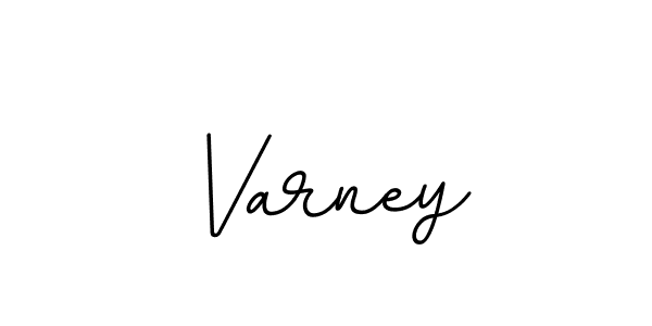 How to make Varney name signature. Use BallpointsItalic-DORy9 style for creating short signs online. This is the latest handwritten sign. Varney signature style 11 images and pictures png