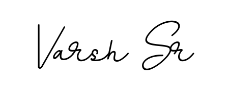 How to Draw Varsh Sr signature style? BallpointsItalic-DORy9 is a latest design signature styles for name Varsh Sr. Varsh Sr signature style 11 images and pictures png