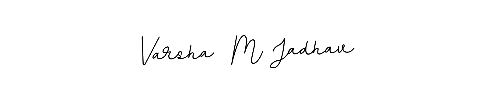 How to Draw Varsha  M Jadhav signature style? BallpointsItalic-DORy9 is a latest design signature styles for name Varsha  M Jadhav. Varsha  M Jadhav signature style 11 images and pictures png