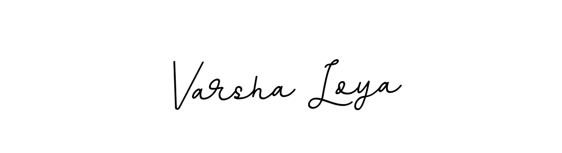 Varsha Loya stylish signature style. Best Handwritten Sign (BallpointsItalic-DORy9) for my name. Handwritten Signature Collection Ideas for my name Varsha Loya. Varsha Loya signature style 11 images and pictures png