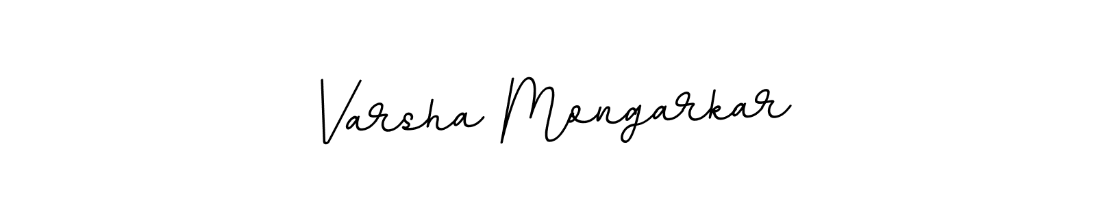 BallpointsItalic-DORy9 is a professional signature style that is perfect for those who want to add a touch of class to their signature. It is also a great choice for those who want to make their signature more unique. Get Varsha Mongarkar name to fancy signature for free. Varsha Mongarkar signature style 11 images and pictures png