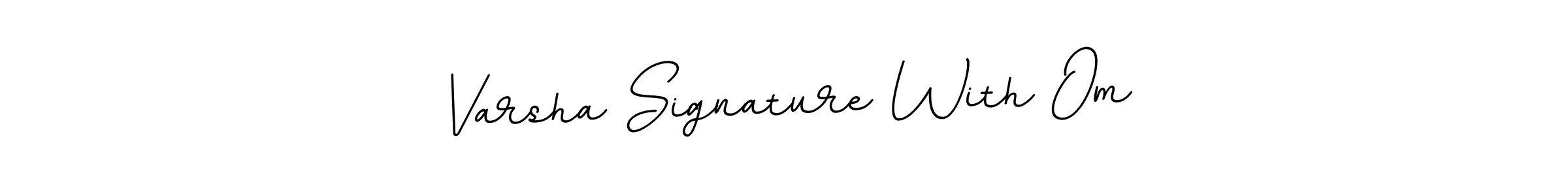 It looks lik you need a new signature style for name Varsha Signature With Om. Design unique handwritten (BallpointsItalic-DORy9) signature with our free signature maker in just a few clicks. Varsha Signature With Om signature style 11 images and pictures png