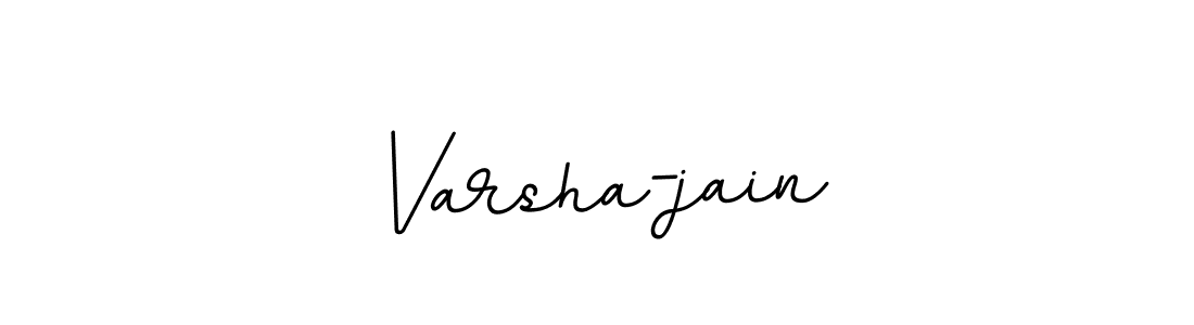 How to make Varsha-jain signature? BallpointsItalic-DORy9 is a professional autograph style. Create handwritten signature for Varsha-jain name. Varsha-jain signature style 11 images and pictures png