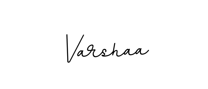 How to make Varshaa name signature. Use BallpointsItalic-DORy9 style for creating short signs online. This is the latest handwritten sign. Varshaa signature style 11 images and pictures png