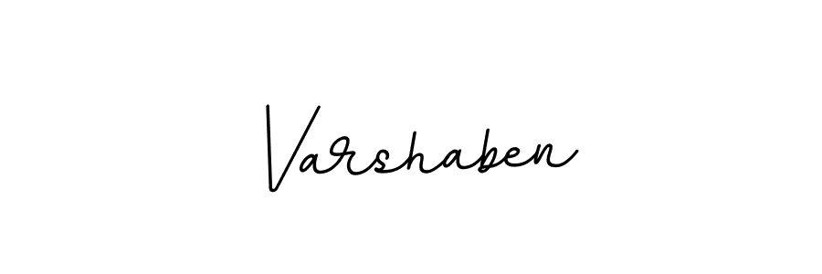 Also we have Varshaben name is the best signature style. Create professional handwritten signature collection using BallpointsItalic-DORy9 autograph style. Varshaben signature style 11 images and pictures png