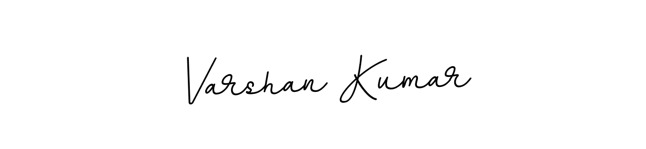 The best way (BallpointsItalic-DORy9) to make a short signature is to pick only two or three words in your name. The name Varshan Kumar include a total of six letters. For converting this name. Varshan Kumar signature style 11 images and pictures png