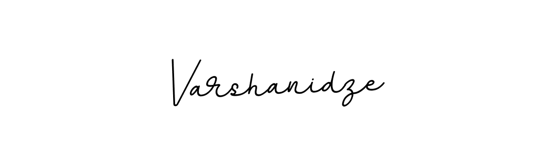 Varshanidze stylish signature style. Best Handwritten Sign (BallpointsItalic-DORy9) for my name. Handwritten Signature Collection Ideas for my name Varshanidze. Varshanidze signature style 11 images and pictures png