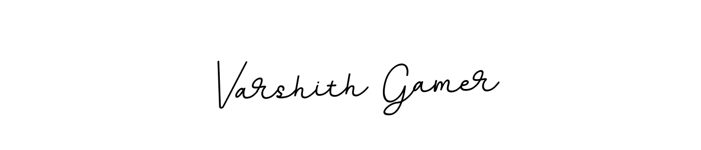 Make a beautiful signature design for name Varshith Gamer. Use this online signature maker to create a handwritten signature for free. Varshith Gamer signature style 11 images and pictures png