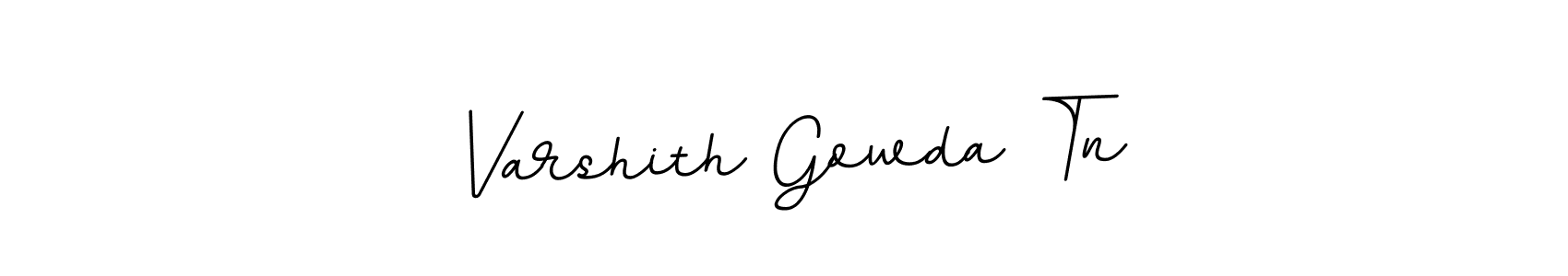 Create a beautiful signature design for name Varshith Gowda Tn. With this signature (BallpointsItalic-DORy9) fonts, you can make a handwritten signature for free. Varshith Gowda Tn signature style 11 images and pictures png