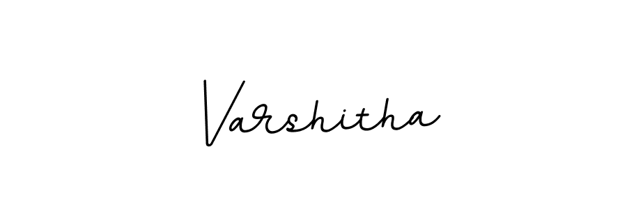 How to make Varshitha name signature. Use BallpointsItalic-DORy9 style for creating short signs online. This is the latest handwritten sign. Varshitha signature style 11 images and pictures png