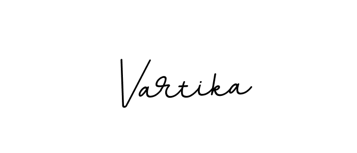 Vartika stylish signature style. Best Handwritten Sign (BallpointsItalic-DORy9) for my name. Handwritten Signature Collection Ideas for my name Vartika. Vartika signature style 11 images and pictures png