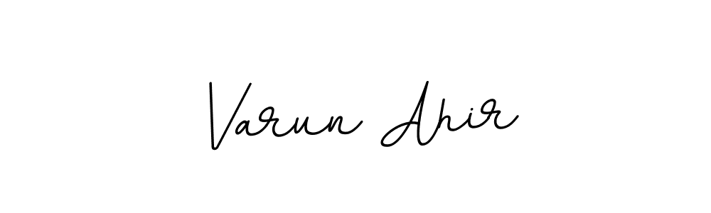 if you are searching for the best signature style for your name Varun Ahir. so please give up your signature search. here we have designed multiple signature styles  using BallpointsItalic-DORy9. Varun Ahir signature style 11 images and pictures png