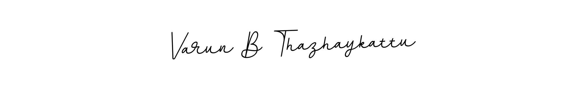 It looks lik you need a new signature style for name Varun B Thazhaykattu. Design unique handwritten (BallpointsItalic-DORy9) signature with our free signature maker in just a few clicks. Varun B Thazhaykattu signature style 11 images and pictures png