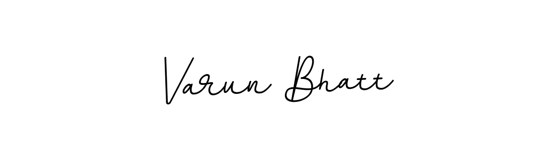 Create a beautiful signature design for name Varun Bhatt. With this signature (BallpointsItalic-DORy9) fonts, you can make a handwritten signature for free. Varun Bhatt signature style 11 images and pictures png