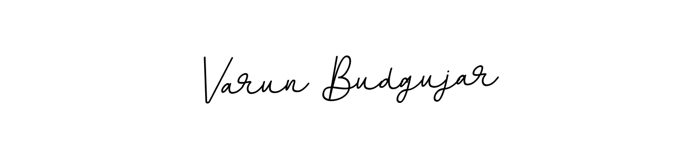The best way (BallpointsItalic-DORy9) to make a short signature is to pick only two or three words in your name. The name Varun Budgujar include a total of six letters. For converting this name. Varun Budgujar signature style 11 images and pictures png