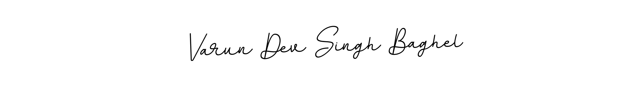 How to make Varun Dev Singh Baghel name signature. Use BallpointsItalic-DORy9 style for creating short signs online. This is the latest handwritten sign. Varun Dev Singh Baghel signature style 11 images and pictures png
