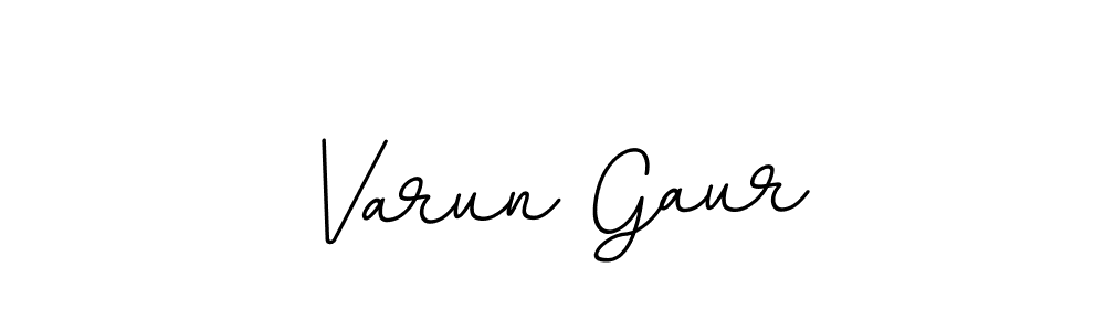 Create a beautiful signature design for name Varun Gaur. With this signature (BallpointsItalic-DORy9) fonts, you can make a handwritten signature for free. Varun Gaur signature style 11 images and pictures png