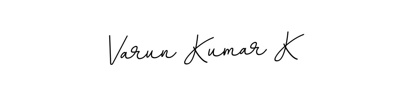 Similarly BallpointsItalic-DORy9 is the best handwritten signature design. Signature creator online .You can use it as an online autograph creator for name Varun Kumar K. Varun Kumar K signature style 11 images and pictures png