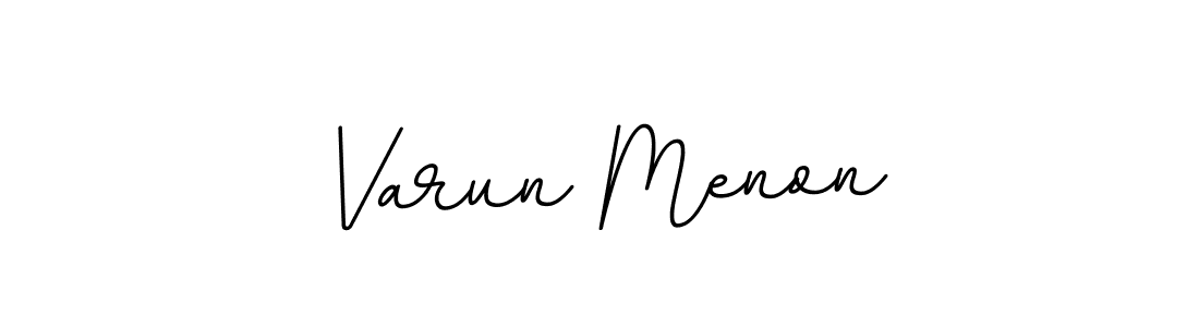 Create a beautiful signature design for name Varun Menon. With this signature (BallpointsItalic-DORy9) fonts, you can make a handwritten signature for free. Varun Menon signature style 11 images and pictures png