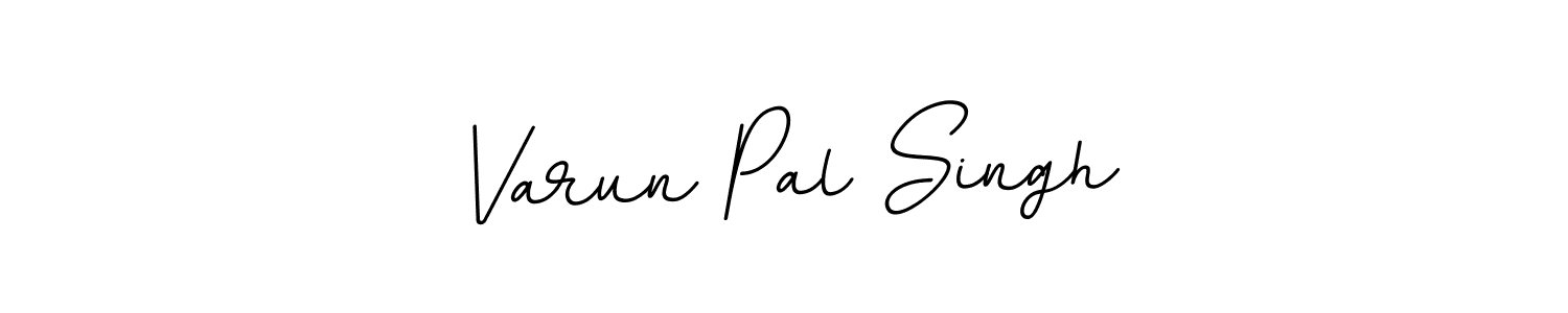 Design your own signature with our free online signature maker. With this signature software, you can create a handwritten (BallpointsItalic-DORy9) signature for name Varun Pal Singh. Varun Pal Singh signature style 11 images and pictures png