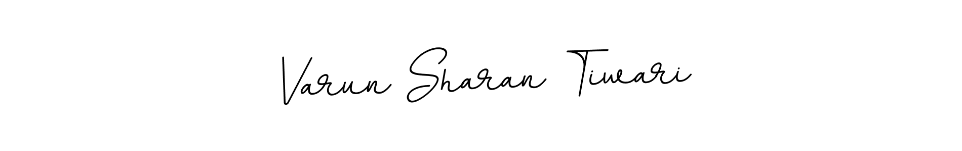 Create a beautiful signature design for name Varun Sharan Tiwari. With this signature (BallpointsItalic-DORy9) fonts, you can make a handwritten signature for free. Varun Sharan Tiwari signature style 11 images and pictures png