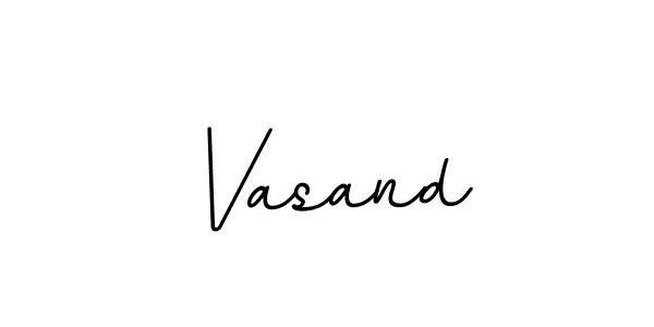 You should practise on your own different ways (BallpointsItalic-DORy9) to write your name (Vasand) in signature. don't let someone else do it for you. Vasand signature style 11 images and pictures png