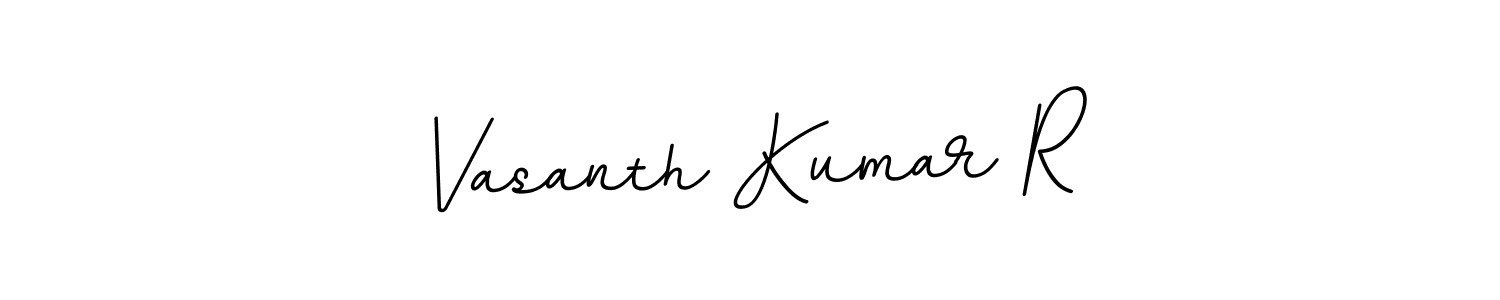 It looks lik you need a new signature style for name Vasanth Kumar R. Design unique handwritten (BallpointsItalic-DORy9) signature with our free signature maker in just a few clicks. Vasanth Kumar R signature style 11 images and pictures png