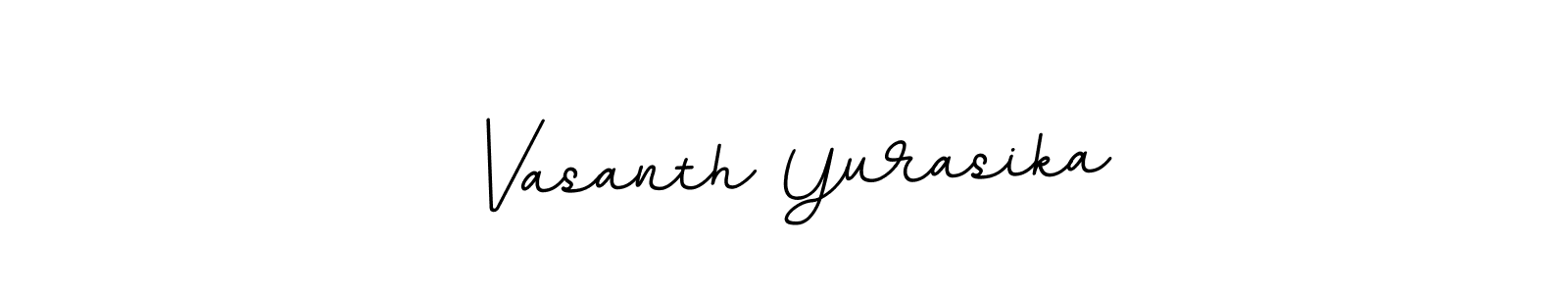 This is the best signature style for the Vasanth Yurasika name. Also you like these signature font (BallpointsItalic-DORy9). Mix name signature. Vasanth Yurasika signature style 11 images and pictures png