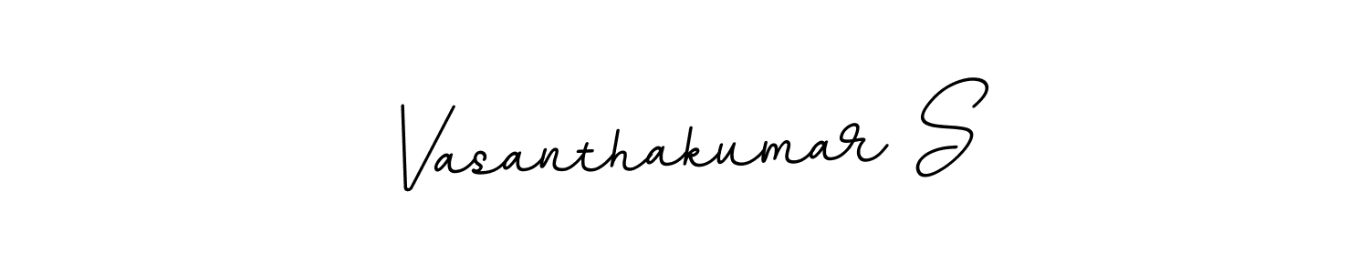 Vasanthakumar S stylish signature style. Best Handwritten Sign (BallpointsItalic-DORy9) for my name. Handwritten Signature Collection Ideas for my name Vasanthakumar S. Vasanthakumar S signature style 11 images and pictures png