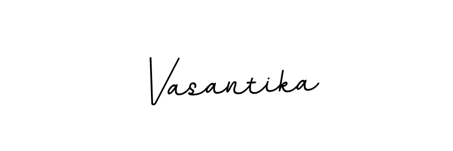 Create a beautiful signature design for name Vasantika. With this signature (BallpointsItalic-DORy9) fonts, you can make a handwritten signature for free. Vasantika signature style 11 images and pictures png