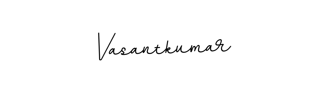 Make a beautiful signature design for name Vasantkumar. With this signature (BallpointsItalic-DORy9) style, you can create a handwritten signature for free. Vasantkumar signature style 11 images and pictures png