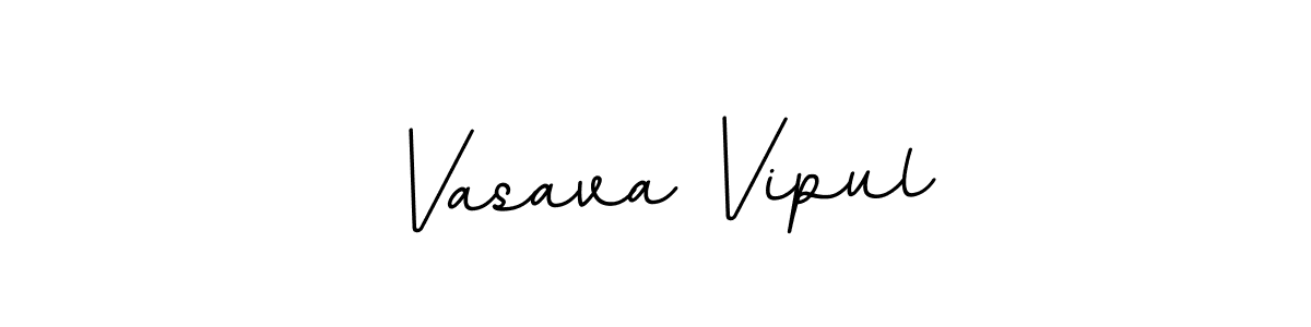 Design your own signature with our free online signature maker. With this signature software, you can create a handwritten (BallpointsItalic-DORy9) signature for name Vasava Vipul. Vasava Vipul signature style 11 images and pictures png