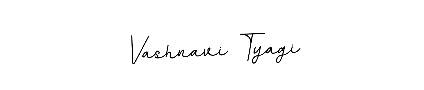 How to make Vashnavi Tyagi name signature. Use BallpointsItalic-DORy9 style for creating short signs online. This is the latest handwritten sign. Vashnavi Tyagi signature style 11 images and pictures png